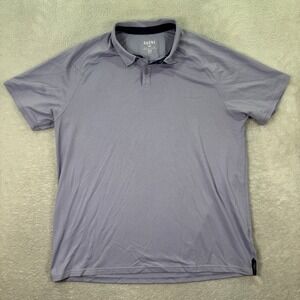 Rhone Men's XL Purple Short Sleeve Polo Shirt Activewear Casual Athleisure EUC